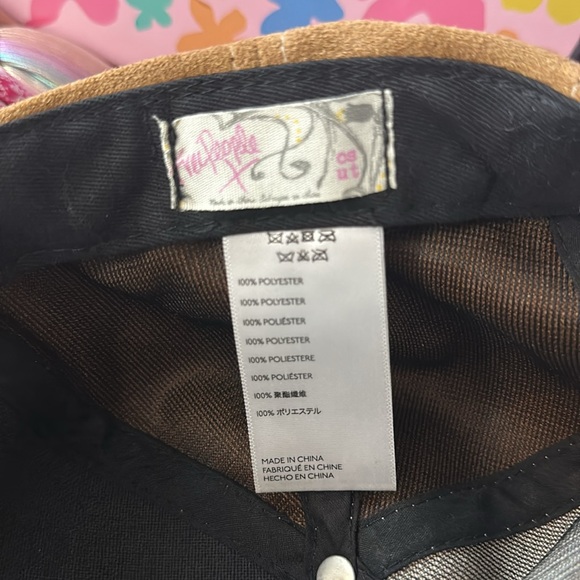 Free People Faux Suede Baseball Cap - Picture 3 of 4